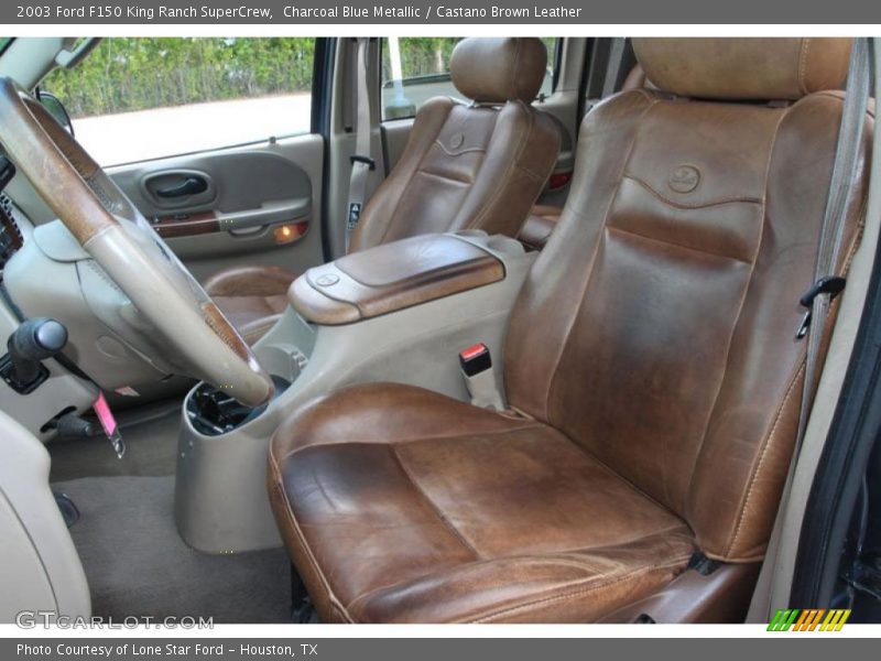 Front Seat of 2003 F150 King Ranch SuperCrew