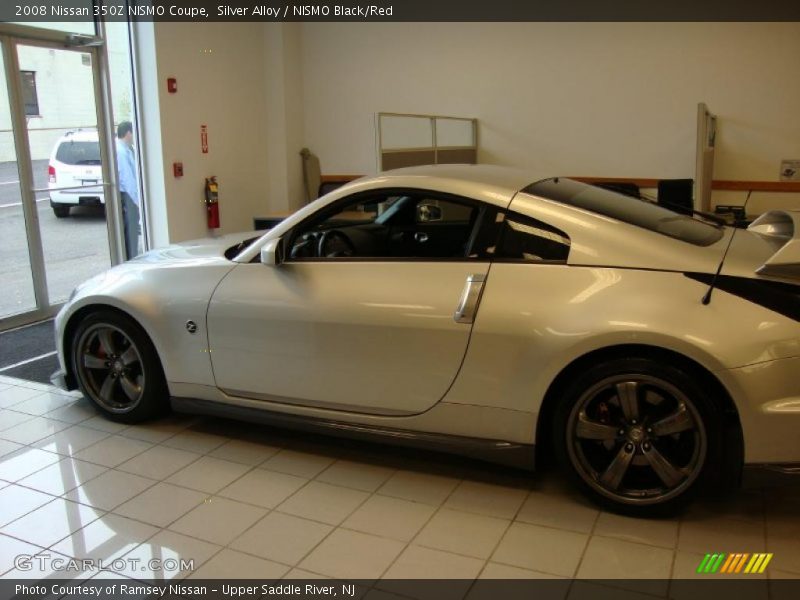 Silver Alloy / NISMO Black/Red 2008 Nissan 350Z NISMO Coupe