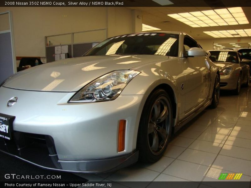 Silver Alloy / NISMO Black/Red 2008 Nissan 350Z NISMO Coupe