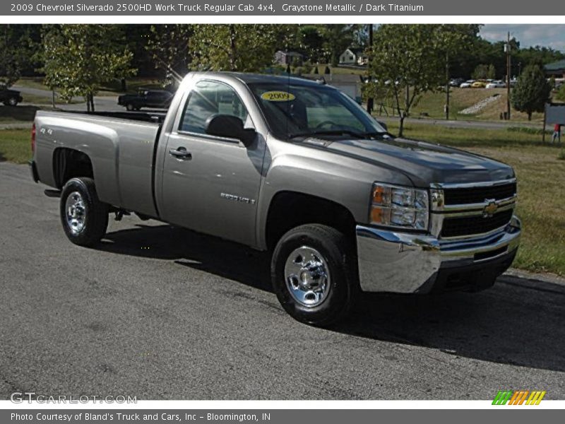 Graystone Metallic / Dark Titanium 2009 Chevrolet Silverado 2500HD Work Truck Regular Cab 4x4
