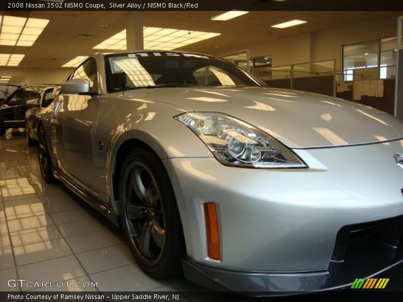 Silver Alloy / NISMO Black/Red 2008 Nissan 350Z NISMO Coupe