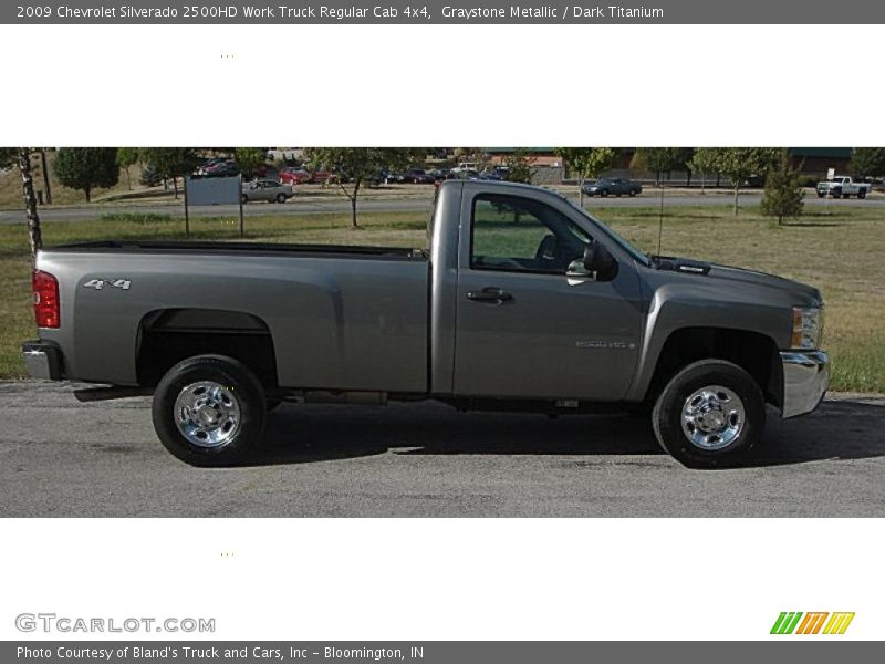 Graystone Metallic / Dark Titanium 2009 Chevrolet Silverado 2500HD Work Truck Regular Cab 4x4