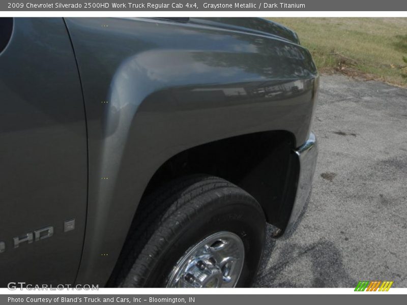Graystone Metallic / Dark Titanium 2009 Chevrolet Silverado 2500HD Work Truck Regular Cab 4x4