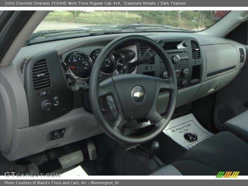 Graystone Metallic / Dark Titanium 2009 Chevrolet Silverado 2500HD Work Truck Regular Cab 4x4