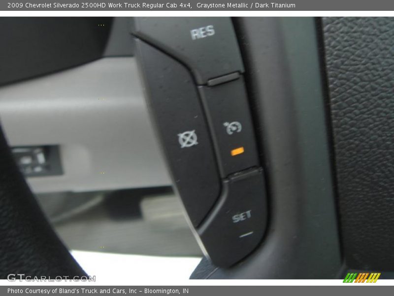 Graystone Metallic / Dark Titanium 2009 Chevrolet Silverado 2500HD Work Truck Regular Cab 4x4