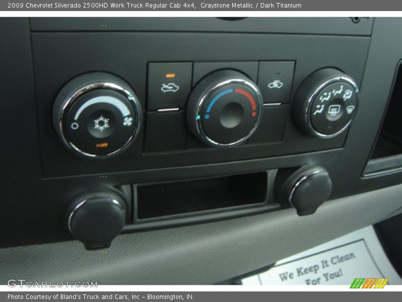 Graystone Metallic / Dark Titanium 2009 Chevrolet Silverado 2500HD Work Truck Regular Cab 4x4