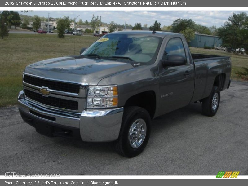 Graystone Metallic / Dark Titanium 2009 Chevrolet Silverado 2500HD Work Truck Regular Cab 4x4