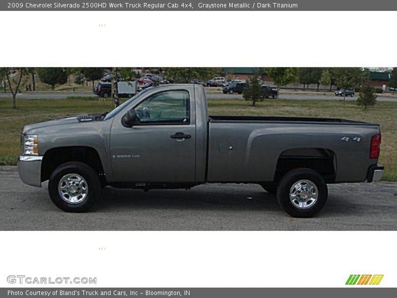 Graystone Metallic / Dark Titanium 2009 Chevrolet Silverado 2500HD Work Truck Regular Cab 4x4
