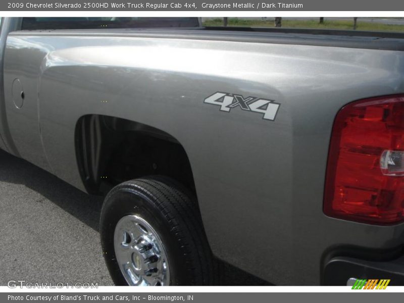 Graystone Metallic / Dark Titanium 2009 Chevrolet Silverado 2500HD Work Truck Regular Cab 4x4