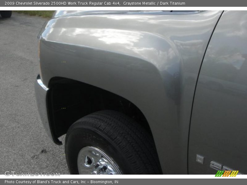 Graystone Metallic / Dark Titanium 2009 Chevrolet Silverado 2500HD Work Truck Regular Cab 4x4
