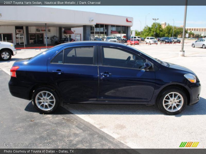 Nautical Blue Metallic / Dark Charcoal 2007 Toyota Yaris Sedan