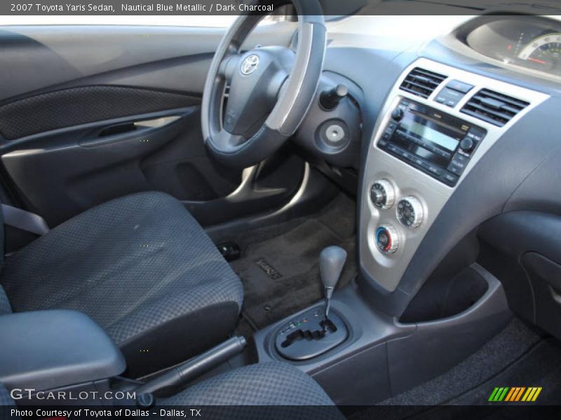 Nautical Blue Metallic / Dark Charcoal 2007 Toyota Yaris Sedan