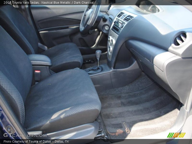 Nautical Blue Metallic / Dark Charcoal 2007 Toyota Yaris Sedan
