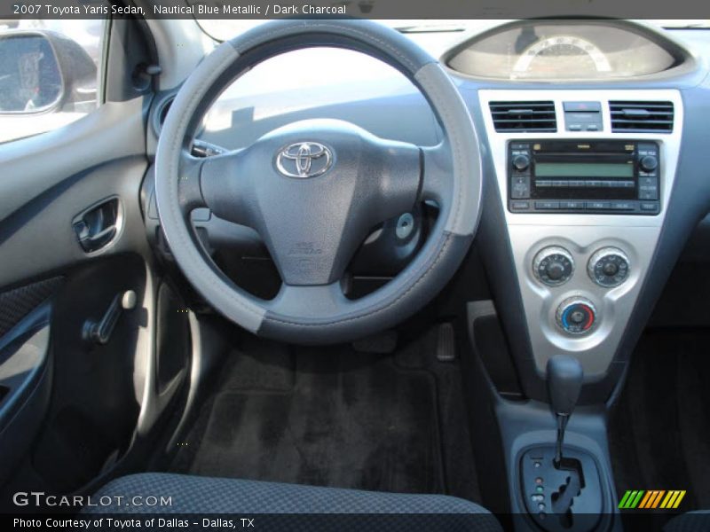Nautical Blue Metallic / Dark Charcoal 2007 Toyota Yaris Sedan