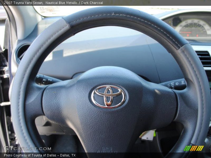 Nautical Blue Metallic / Dark Charcoal 2007 Toyota Yaris Sedan