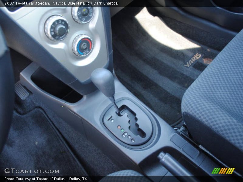 Nautical Blue Metallic / Dark Charcoal 2007 Toyota Yaris Sedan