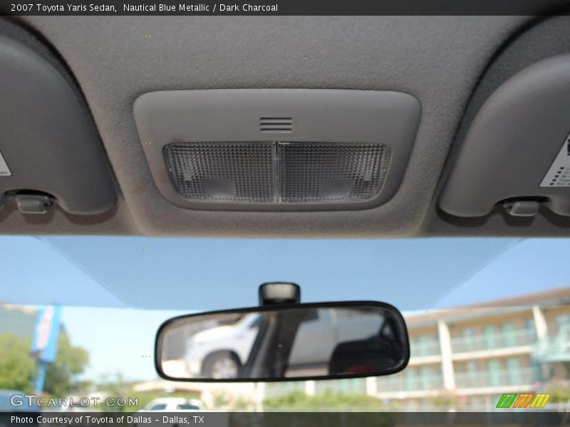 Nautical Blue Metallic / Dark Charcoal 2007 Toyota Yaris Sedan