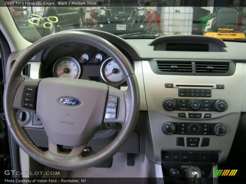 Black / Medium Stone 2008 Ford Focus SES Coupe