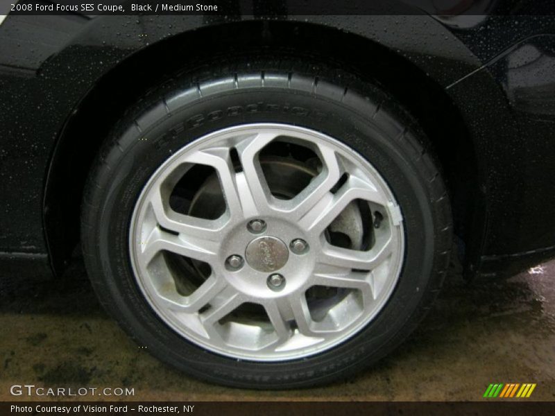 Black / Medium Stone 2008 Ford Focus SES Coupe