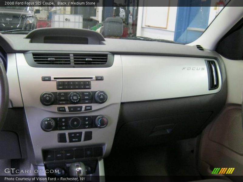 Black / Medium Stone 2008 Ford Focus SES Coupe