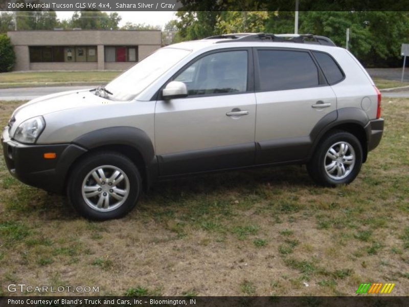 Sahara Silver / Gray 2006 Hyundai Tucson GLS V6 4x4