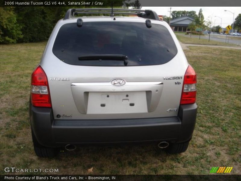 Sahara Silver / Gray 2006 Hyundai Tucson GLS V6 4x4
