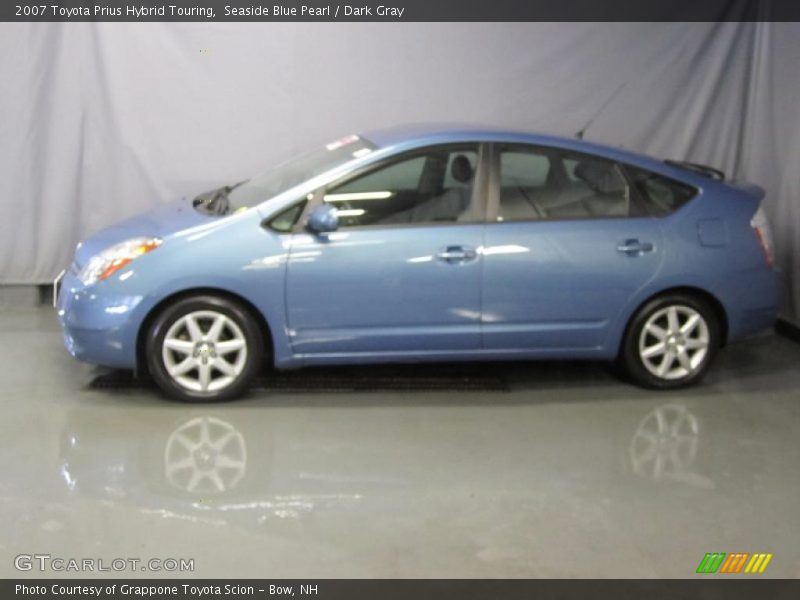 Seaside Blue Pearl / Dark Gray 2007 Toyota Prius Hybrid Touring