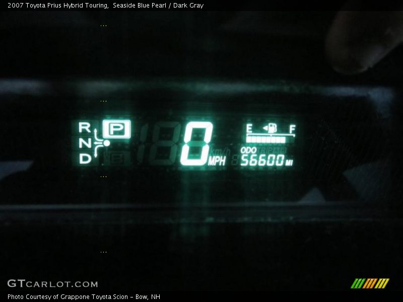Seaside Blue Pearl / Dark Gray 2007 Toyota Prius Hybrid Touring