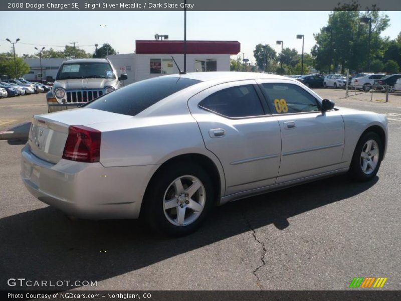 Bright Silver Metallic / Dark Slate Gray 2008 Dodge Charger SE