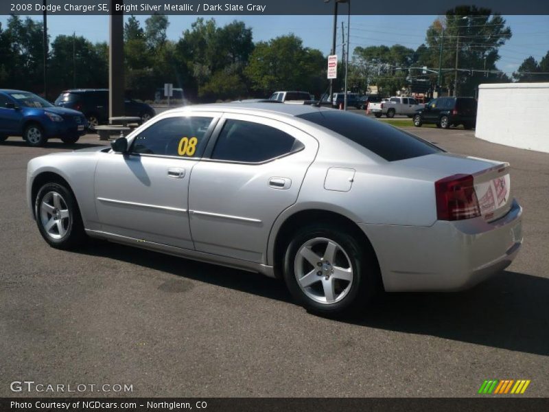 Bright Silver Metallic / Dark Slate Gray 2008 Dodge Charger SE