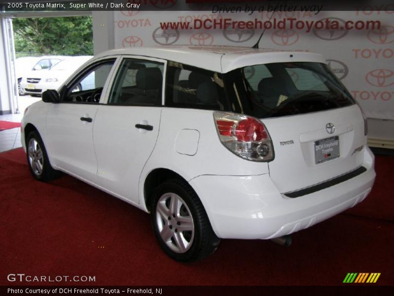 Super White / Dark Gray 2005 Toyota Matrix
