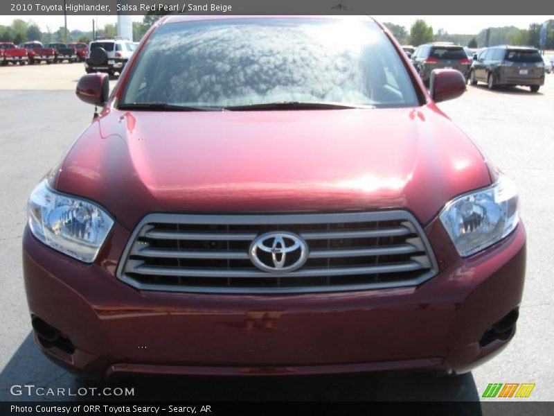 Salsa Red Pearl / Sand Beige 2010 Toyota Highlander