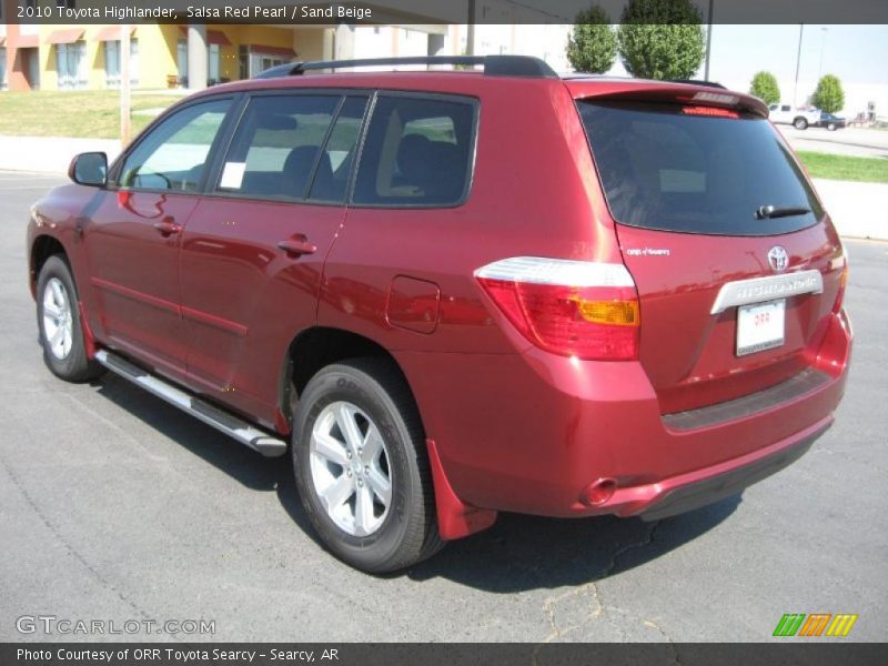 Salsa Red Pearl / Sand Beige 2010 Toyota Highlander