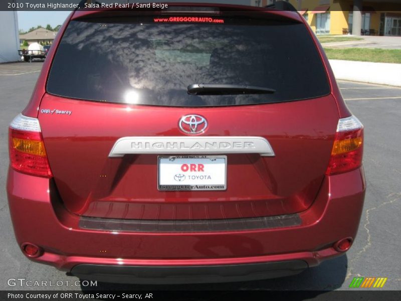 Salsa Red Pearl / Sand Beige 2010 Toyota Highlander