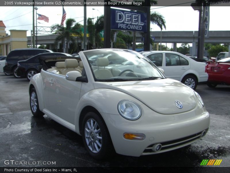 Harvest Moon Beige / Cream Beige 2005 Volkswagen New Beetle GLS Convertible
