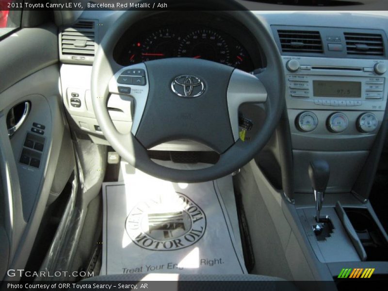 Barcelona Red Metallic / Ash 2011 Toyota Camry LE V6