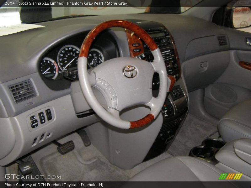 Phantom Gray Pearl / Stone Gray 2004 Toyota Sienna XLE Limited