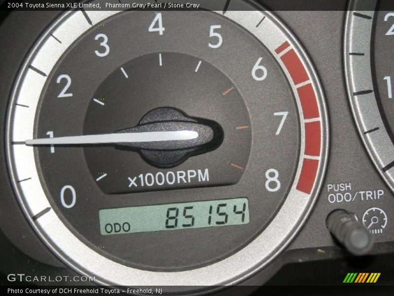 Phantom Gray Pearl / Stone Gray 2004 Toyota Sienna XLE Limited