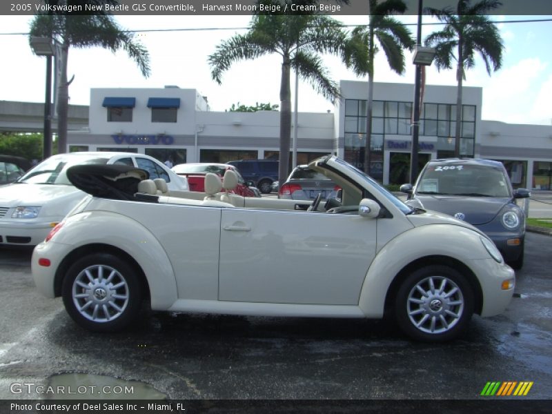Harvest Moon Beige / Cream Beige 2005 Volkswagen New Beetle GLS Convertible