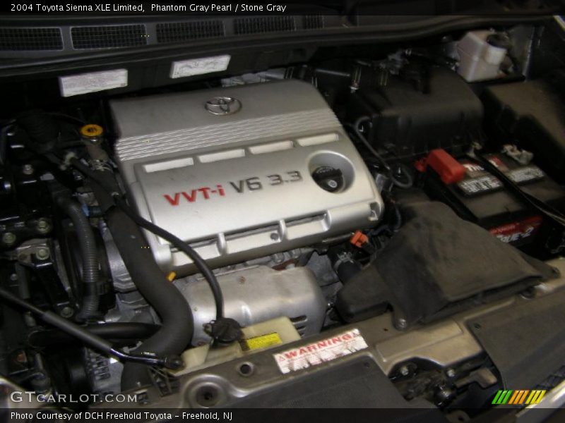 Phantom Gray Pearl / Stone Gray 2004 Toyota Sienna XLE Limited