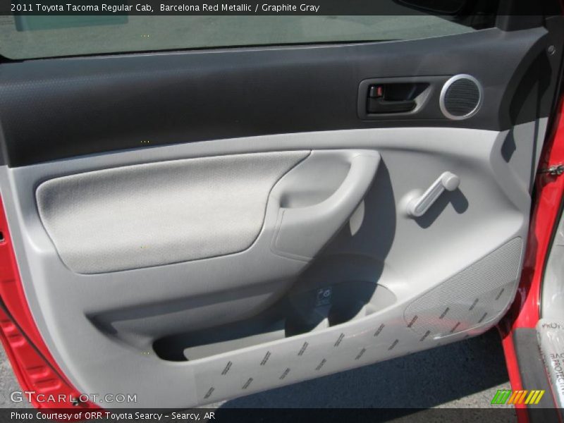 Barcelona Red Metallic / Graphite Gray 2011 Toyota Tacoma Regular Cab