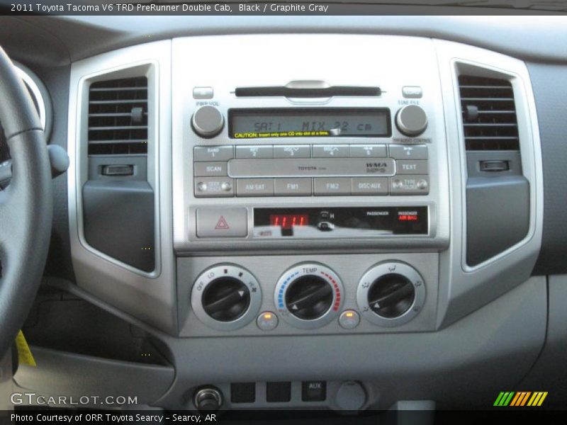 Black / Graphite Gray 2011 Toyota Tacoma V6 TRD PreRunner Double Cab
