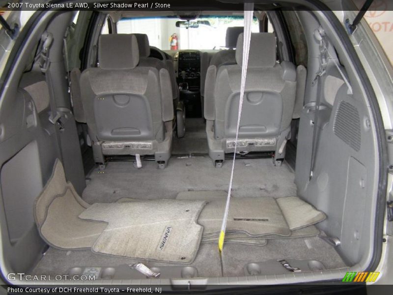 Silver Shadow Pearl / Stone 2007 Toyota Sienna LE AWD