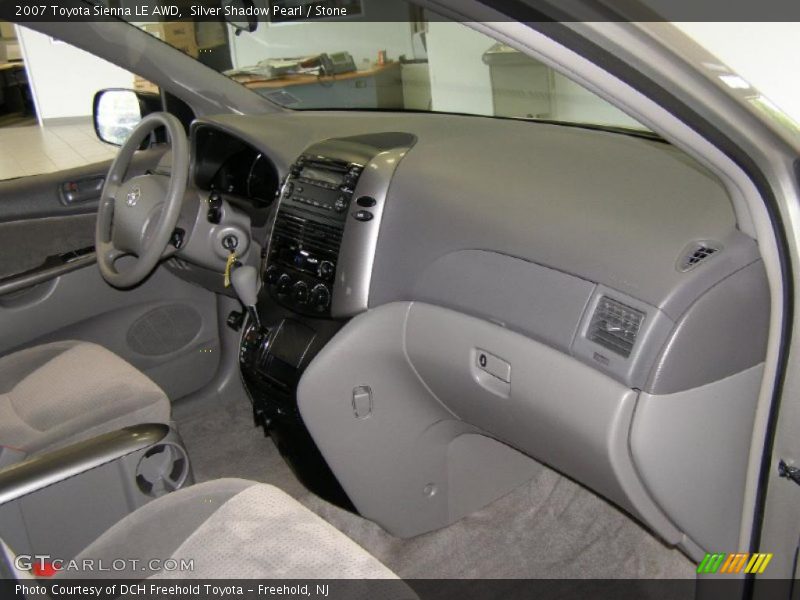 Silver Shadow Pearl / Stone 2007 Toyota Sienna LE AWD