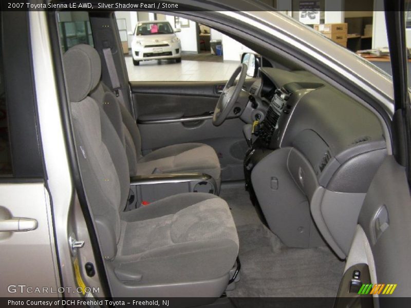 Silver Shadow Pearl / Stone 2007 Toyota Sienna LE AWD