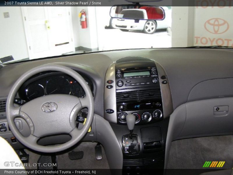 Silver Shadow Pearl / Stone 2007 Toyota Sienna LE AWD