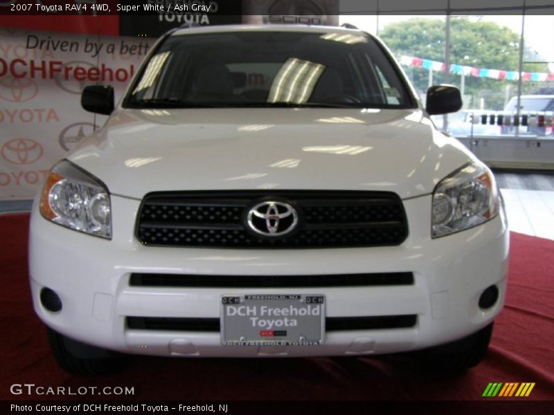 Super White / Ash Gray 2007 Toyota RAV4 4WD