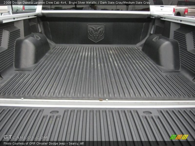 Bright Silver Metallic / Dark Slate Gray/Medium Slate Gray 2008 Dodge Dakota Laramie Crew Cab 4x4