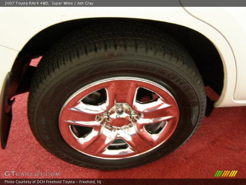 Super White / Ash Gray 2007 Toyota RAV4 4WD