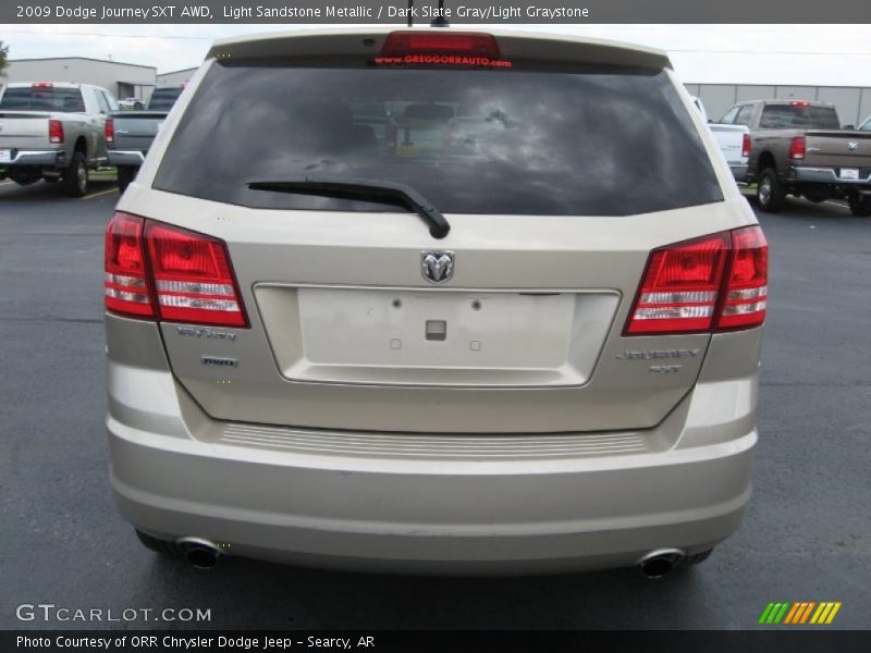 Light Sandstone Metallic / Dark Slate Gray/Light Graystone 2009 Dodge Journey SXT AWD